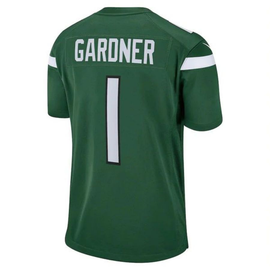 Custom #1 Green NYJ Football Shirt Top