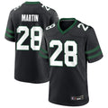 Custom #28 Black NYJ Football Shirt Top