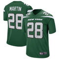 Custom #28 Green NYJ Football Shirt Top