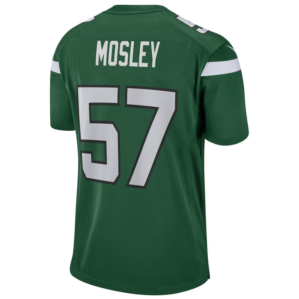 Custom #57 Green NYJ Football Shirt Top