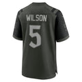 Custom #5 Green NYJ Football Shirt Top