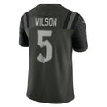 Custom #5 Green NYJ Football Shirt Top