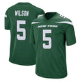 Custom #5 Green NYJ Football Shirt Top