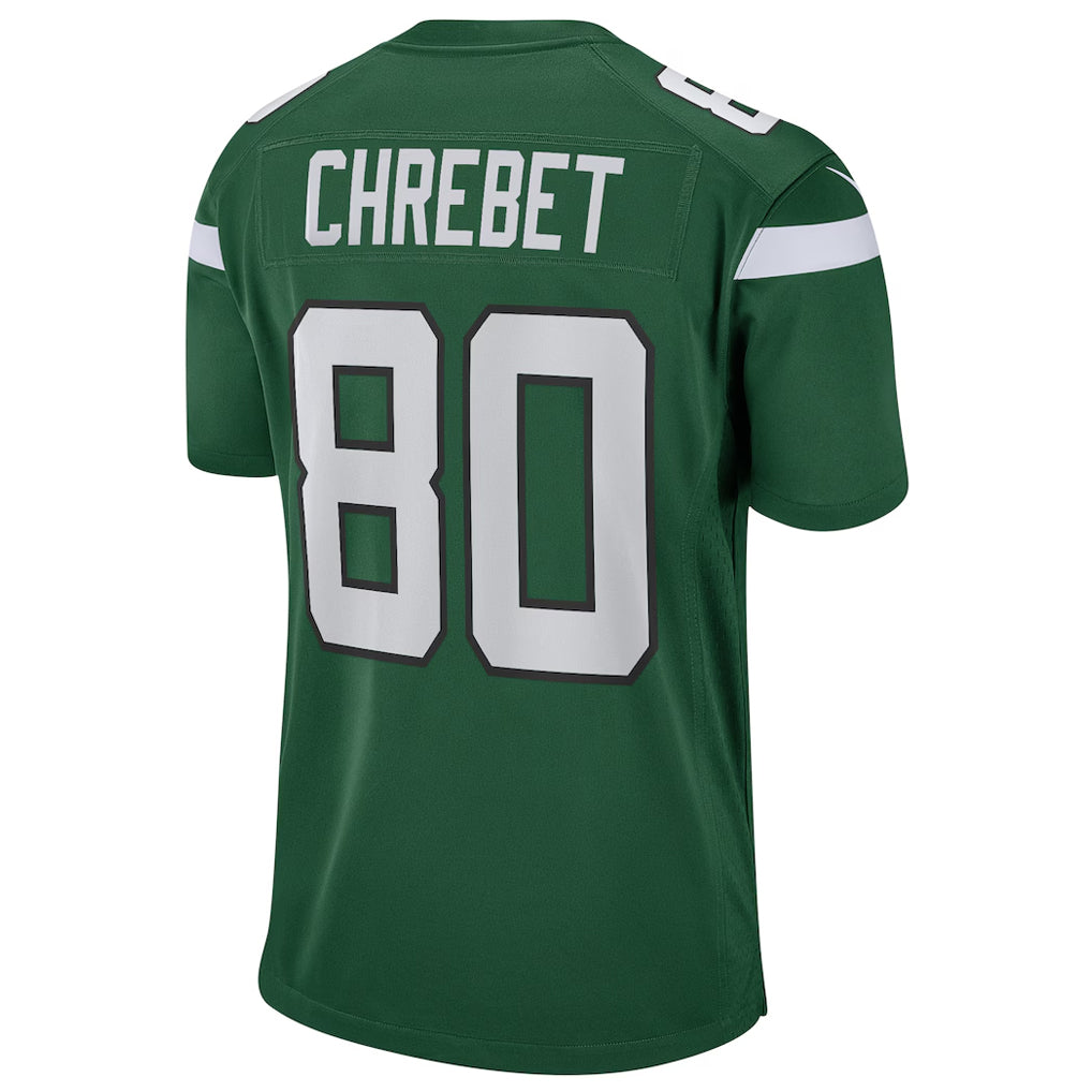 Custom #80 Green NYJ Football Shirt Top