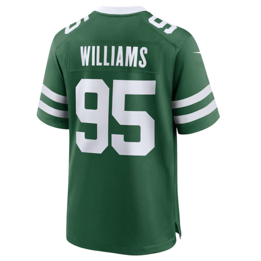 Custom #95 Green NYJ Football Shirt Top
