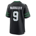 Custom #9 Black NYJ Football Shirt Top