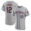 Custom #12 Gray NYM Baseball Shirt Top