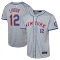 Custom #12 Gray NYM Baseball Shirt Top