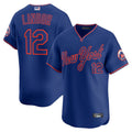 Custom #12 Royal NYM Baseball Shirt Top