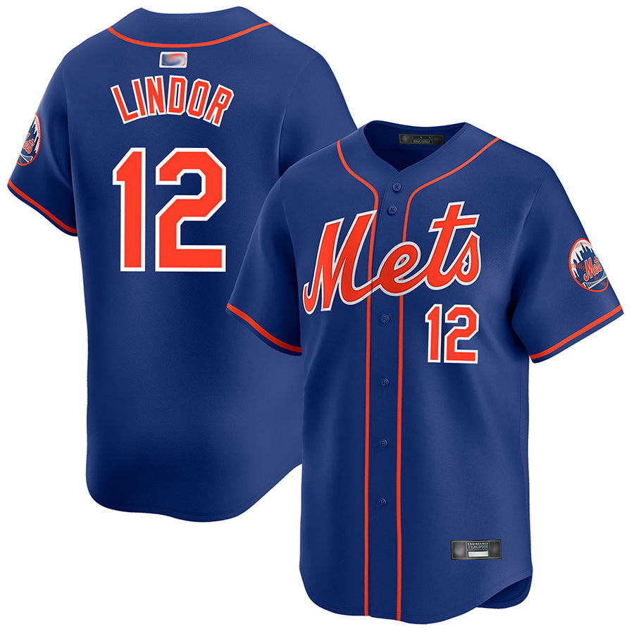 Custom #12 Royal NYM Baseball Shirt Top