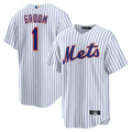 Custom #1 White NYM Baseball Shirt Top