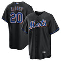 Custom #20 Black NYM Baseball Shirt Top