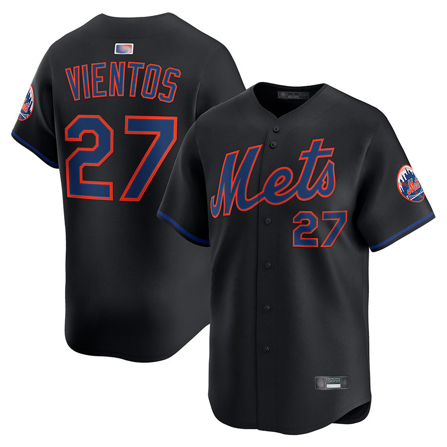 Custom #27 Black NYM Baseball Shirt Top