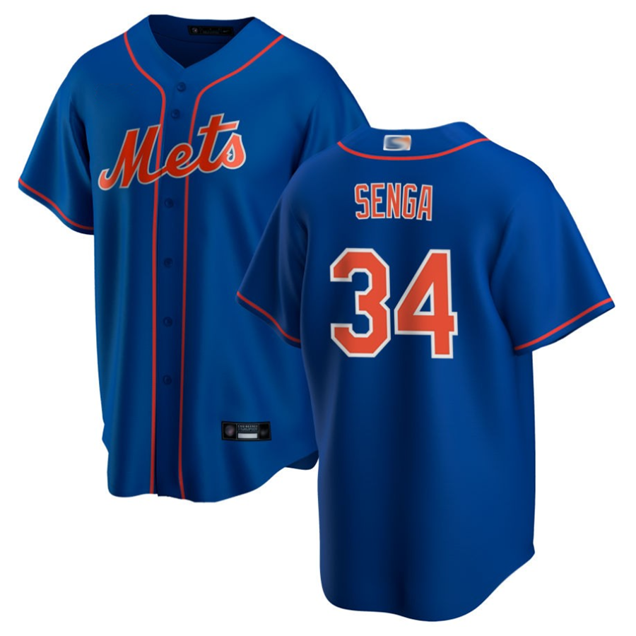 Custom #34 Royal NYM Baseball Shirt Top