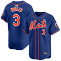 Custom #3 Royal NYM Baseball Shirt Top