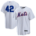 Custom #42 White 2025 Jackie Robinson Day NYM Baseball Shirt Top
