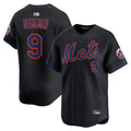 Custom #9 Black NYM Baseball Shirt Top