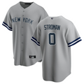 Custom #0 White NYY Baseball Shirt Top