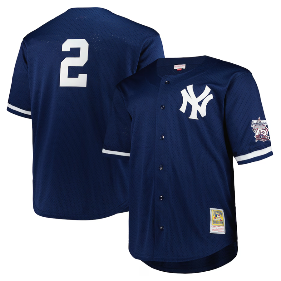 Custom #2 Black NYY Baseball Shirt Top