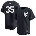 Custom #35 Black NYY Baseball Shirt Top