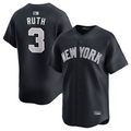 Custom #3 Black NYY Baseball Shirt Top