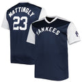 Custom #3 Navy NYY Baseball Shirt Top