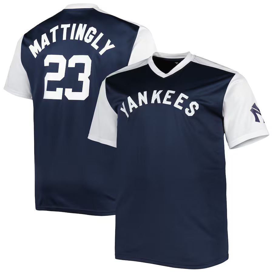 Custom #3 Navy NYY Baseball Shirt Top