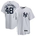 Custom #48 White NYY Baseball Shirt Top