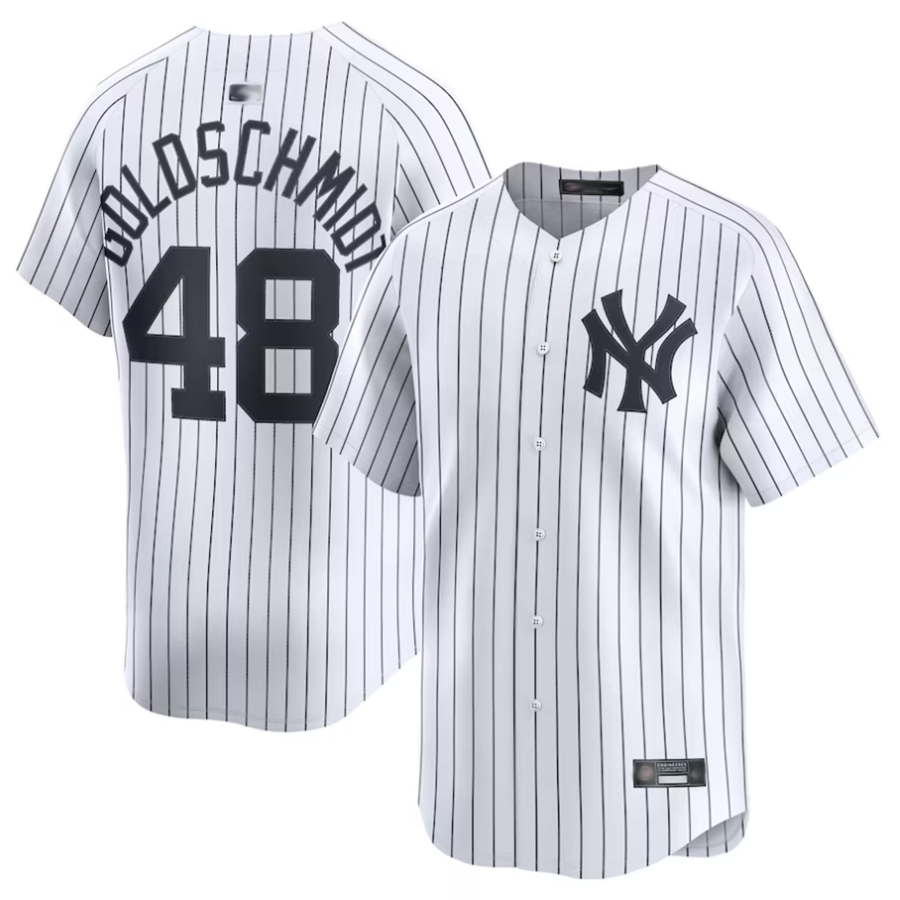 Custom #48 White NYY Baseball Shirt Top