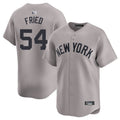Custom #54 Gray NYY Baseball Shirt Top