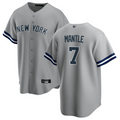 Custom #7 Gray NYY Baseball Shirt Top