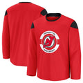 NJ.Devils Supporters Team Practice Jersey - Red Stitched American Hockey Jerseys