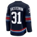 Custom #31 Navy NYR Hockey Shirt Top