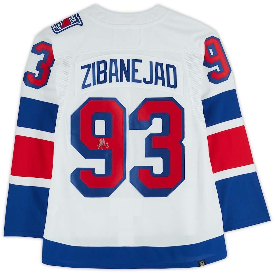Custom #93 NYR Hockey Shirt Top