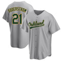 Custom #21 Grey OAK Baseball Shirt Top