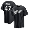 Custom #47 Black OAK Baseball Shirt Top