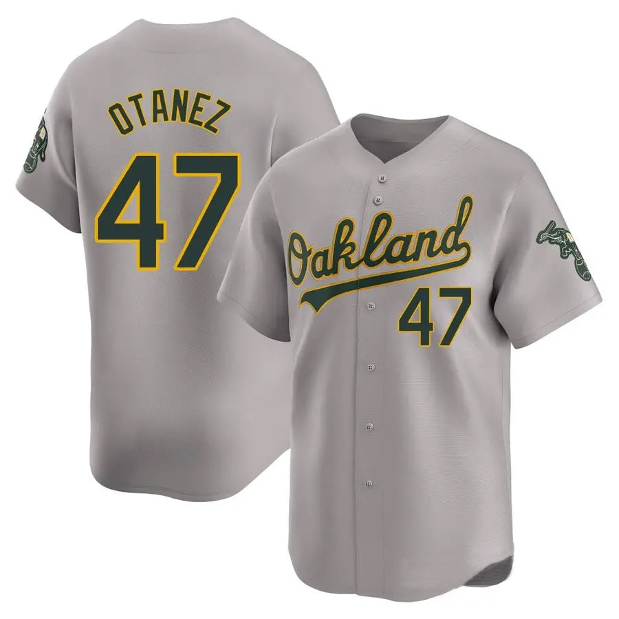 Custom #47 Grey OAK Baseball Shirt Top