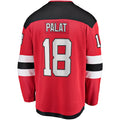 NJ.Devils #18 Ondrej Palat Supporters Branded Home Breakaway Player Jersey Red Stitched American Hockey Jerseys