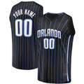 Custom O.Magic Supporters Branded  Fast Break Replica Jersey Black  Icon Edition Stitched Basketball Jersey