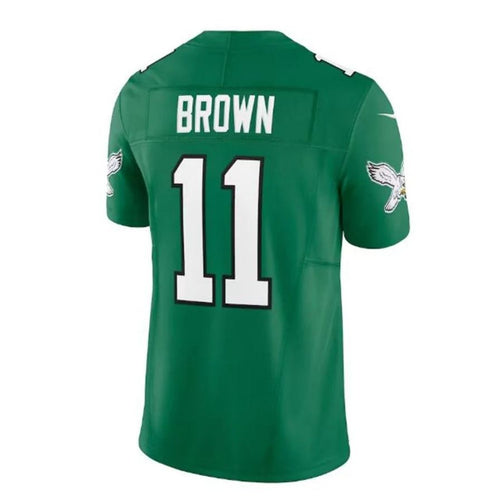 Custom #11 Green PHI Football Shirt Top