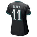 Custom #11 Black PHI Football Shirt Top