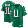 Custom #11 Green PHI Football Shirt Top