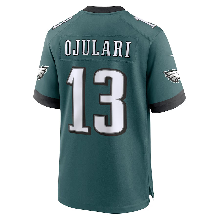 Custom #13 Midnight Green PHI Football Shirt Top