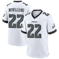 Custom #22 White PHI Football Shirt Top