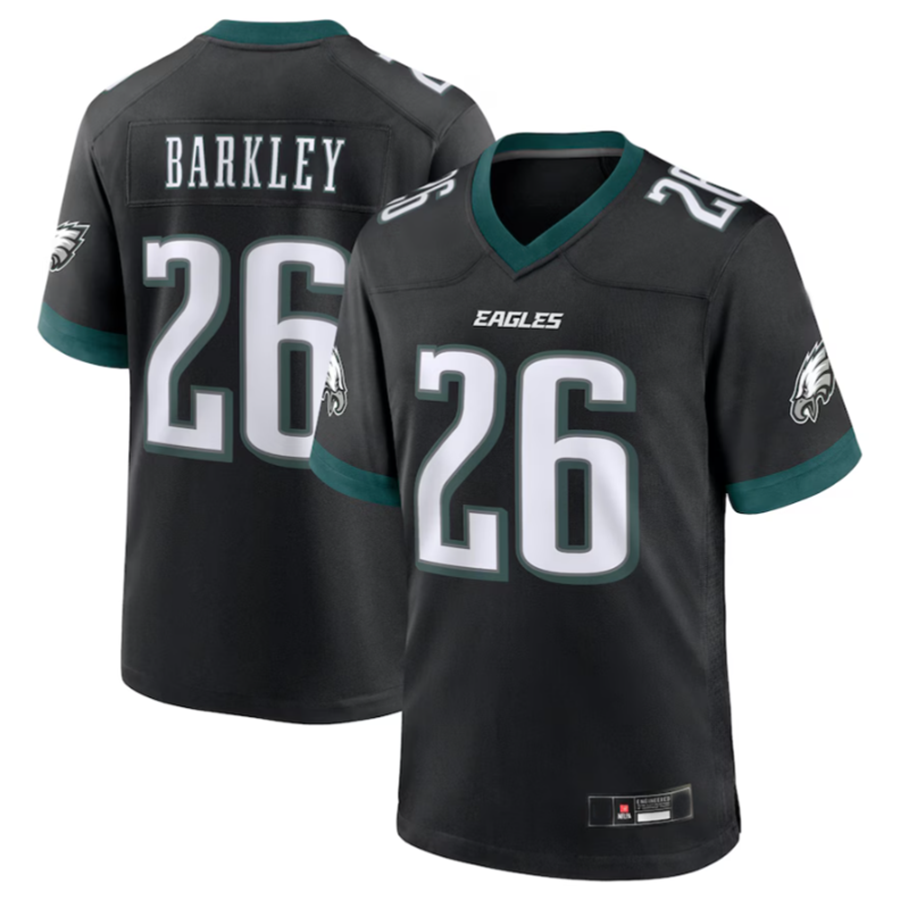 Custom #26 Black PHI Football Shirt Top