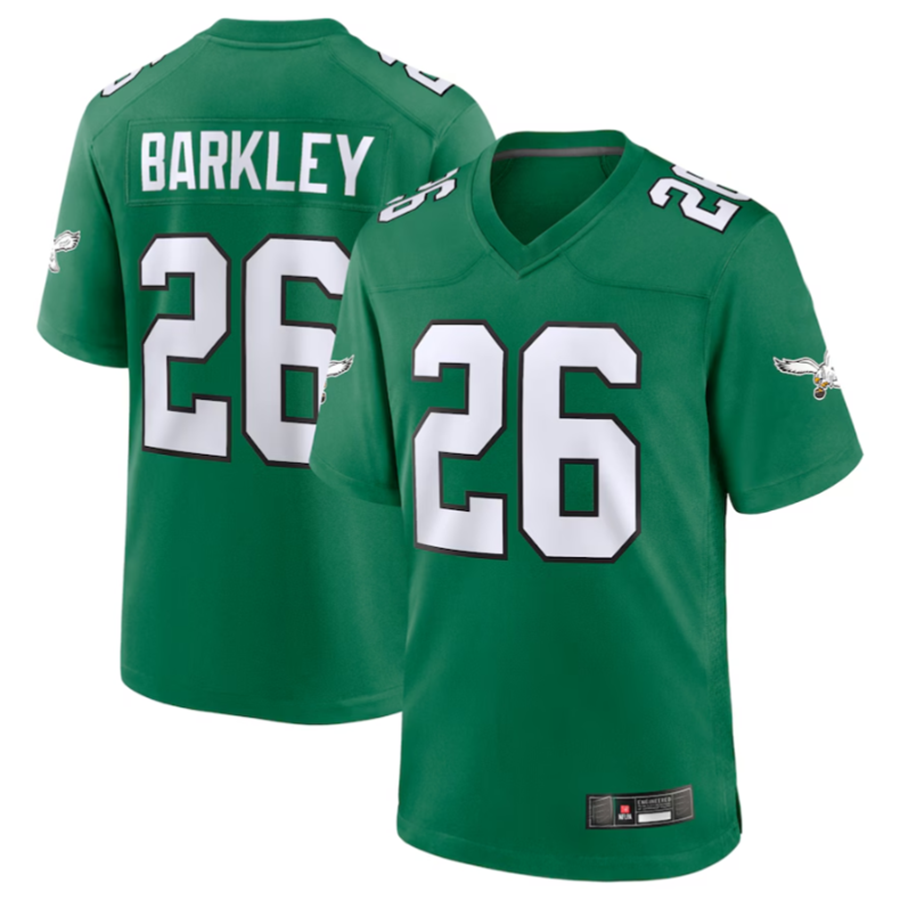 Custom #26 Green PHI Football Shirt Top