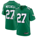 Custom #27 Green PHI Football Shirt Top
