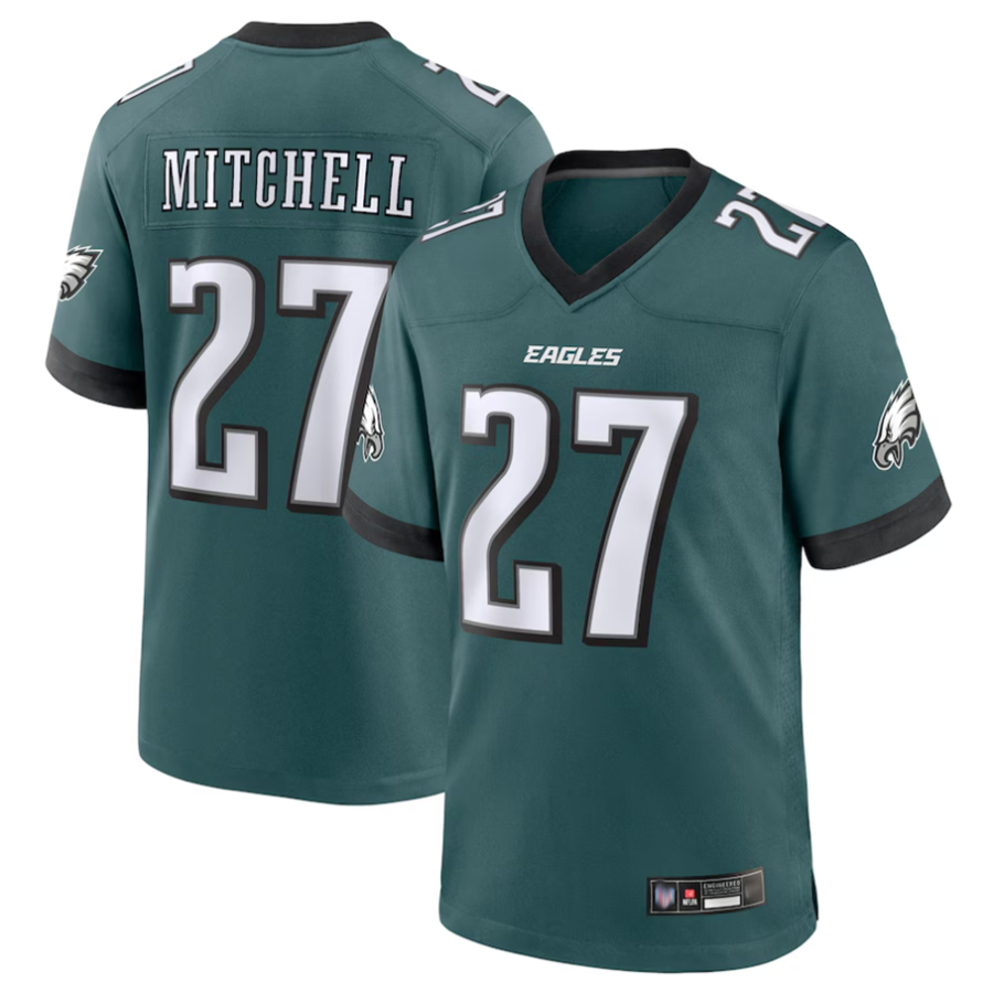 Custom #27 Midnight Green PHI Football Shirt Top