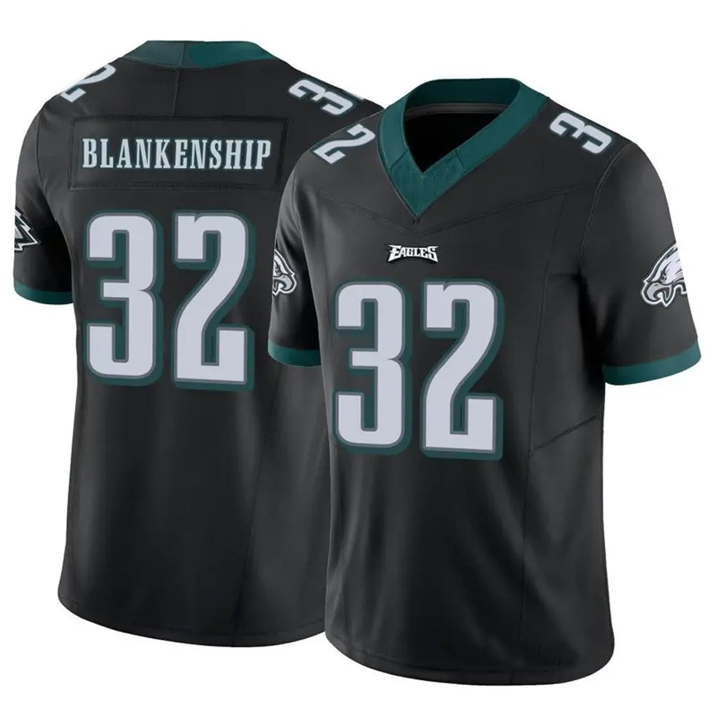 Custom #32 Black PHI Football Shirt Top