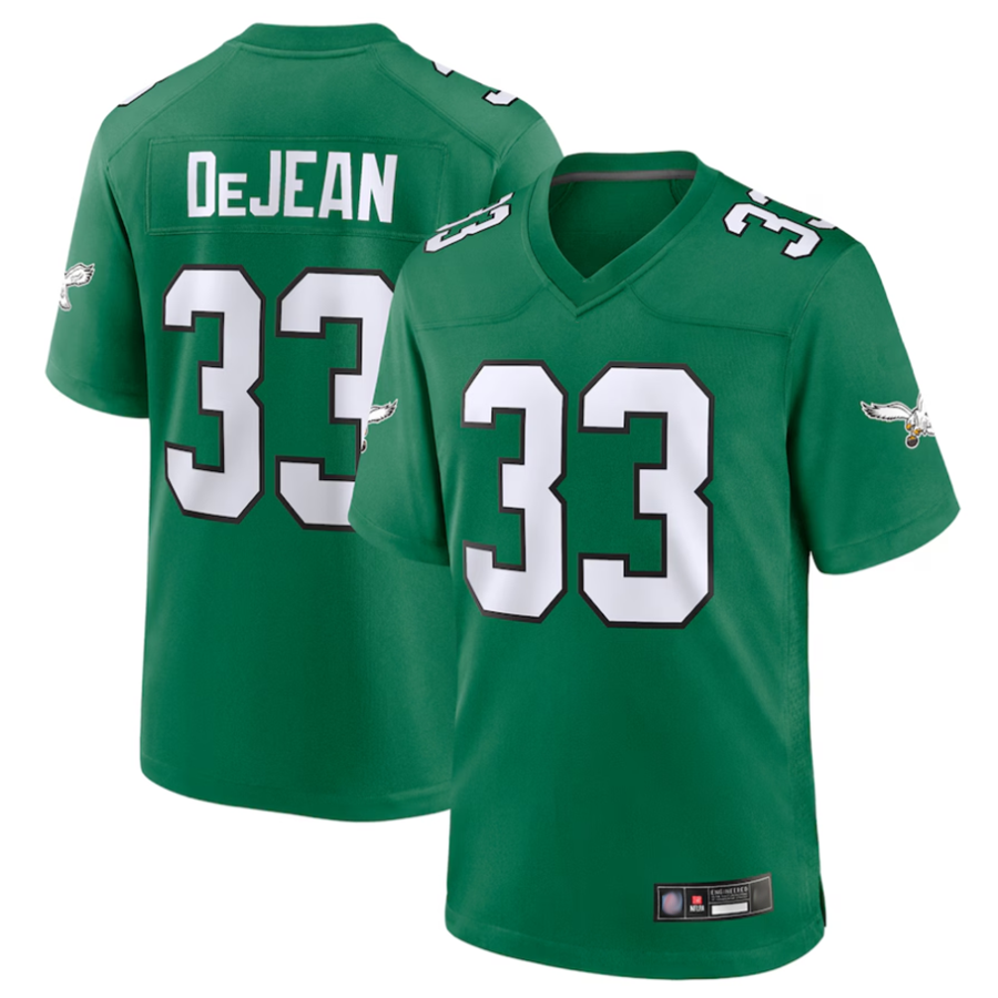 Custom #33 Green PHI Football Shirt Top